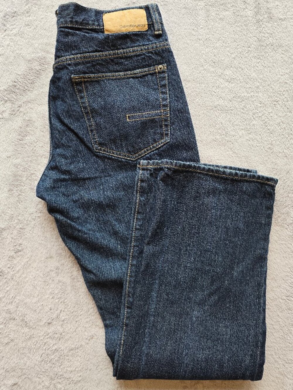 Calvin Klein Jeans Men's Dark Blue Straight Fit size 33/32